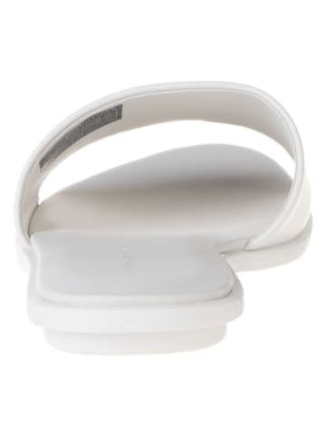 Tommy Hilfiger Shoes Leder-Pantoletten in Creme