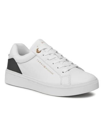 Tommy Hilfiger Shoes Skórzane sneakersy w kolorze białym