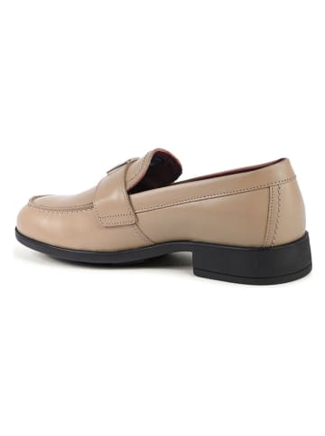 Tommy Hilfiger Shoes Leder-Mokassins in Beige