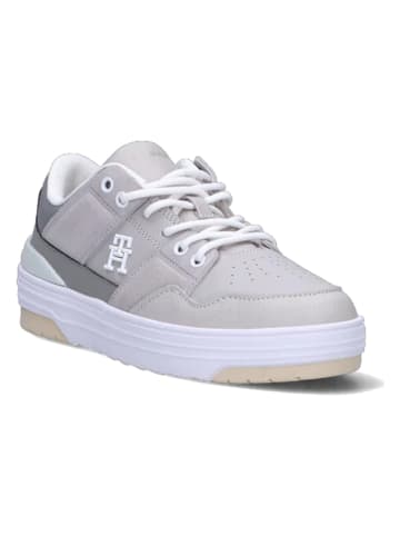 Tommy Hilfiger Shoes Skórzane sneakersy w kolorze szarym