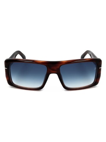 David Beckham Herren-Sonnenbrille in Blau/ Braun
