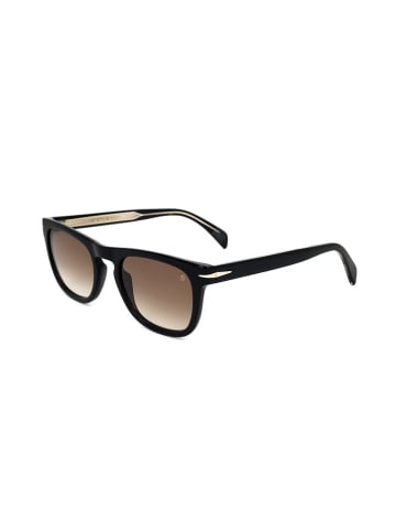 David Beckham Herren-Sonnenbrille in Schwarz/ Hellbraun