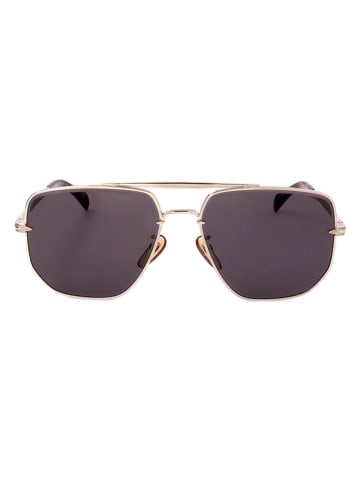 David Beckham Herren-Sonnenbrille in Anthrazit/ Gold