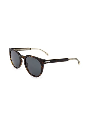 David Beckham Herren-Sonnenbrille in Braun/ Grau
