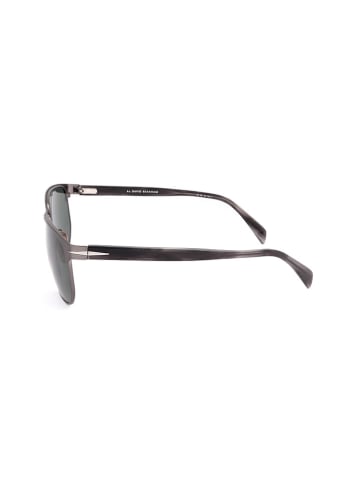 David Beckham Herren-Sonnenbrille in Silber/ Grau