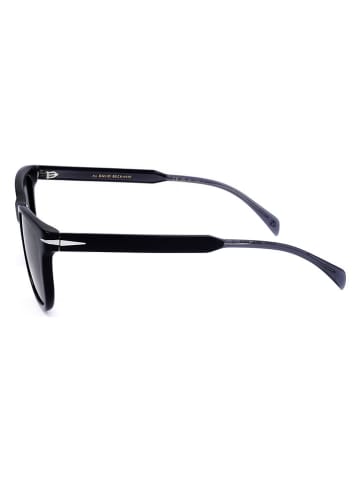 David Beckham Męskie okulary przeciwsłoneczne w kolorze czarno-antracytowym