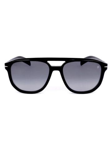 David Beckham Męskie okulary przeciwsłoneczne w kolorze szaro-czarnym