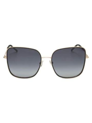 Hugo Boss Damen-Sonnenbrille in Gold/ Dunkelblau