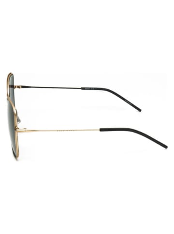 Hugo Boss Damen-Sonnenbrille in Gold/ Dunkelblau