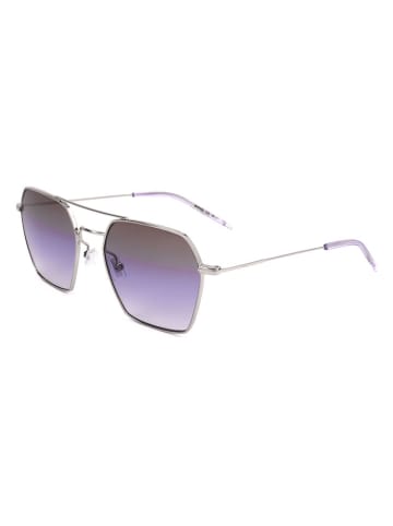 Hugo Boss Damen-Sonnenbrille in Silber/ Lila