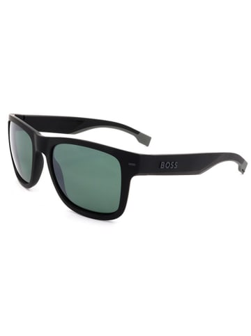 Hugo Boss Herren-Sonnenbrille in Schwarz/ Grün