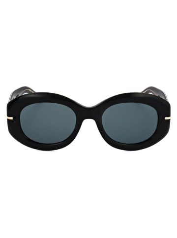 Hugo Boss Damskie okulary przeciwsłoneczne w kolorze czarno-granatowym