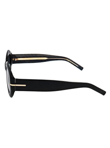 Hugo Boss Damskie okulary przeciwsłoneczne w kolorze czarno-granatowym