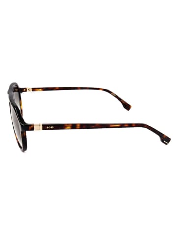 Hugo Boss Herren-Sonnenbrille in Braun/ Khaki
