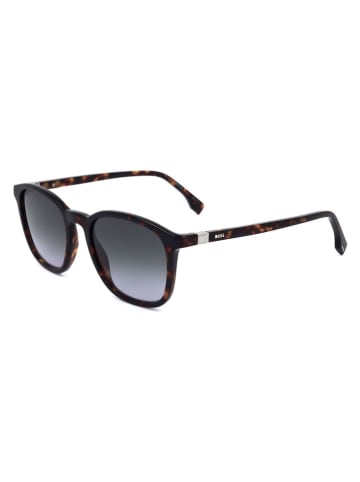 Hugo Boss Herren-Sonnenbrille in Braun/ Dunkelblau