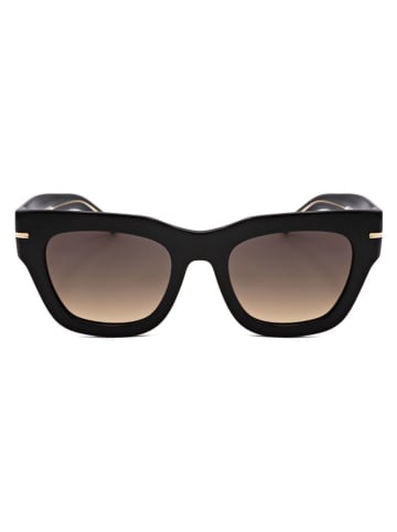 Hugo Boss Damen-Sonnenbrille in Schwarz/ Hellbraun