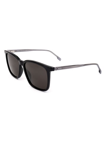 Hugo Boss Herren-Sonnenbrille in Schwarz/ Silber