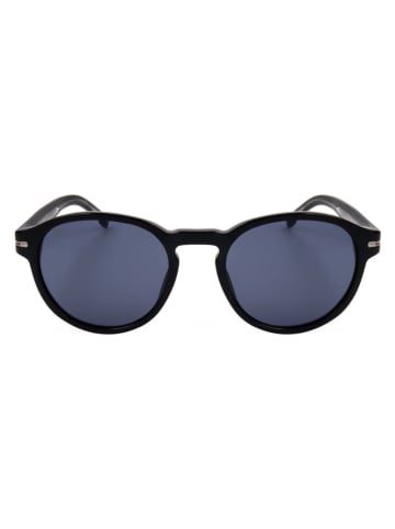 Hugo Boss Męskie okulary przeciwsłoneczne w kolorze czarno-granatowym