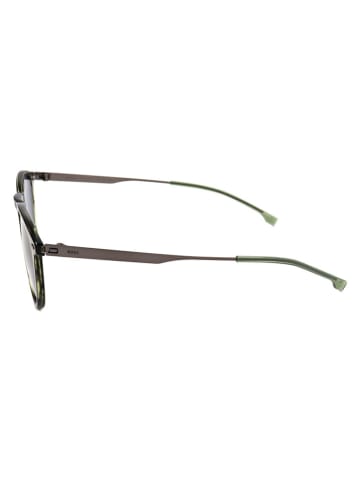 Hugo Boss Męskie okulary przeciwsłoneczne w kolorze oliwkowo-granatowym