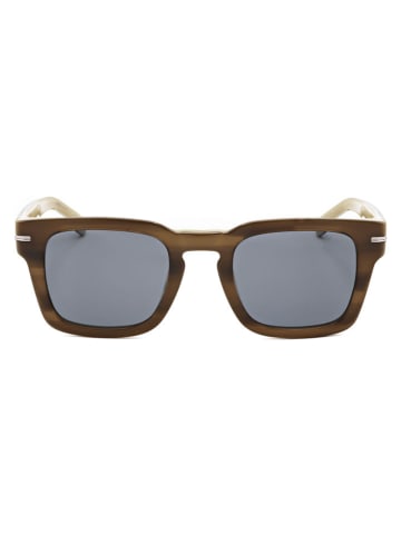 Hugo Boss Herren-Sonnenbrille in Hellbraun/ Blau