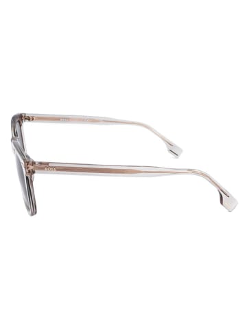 Hugo Boss Herren-Sonnenbrille in Creme/ Braun