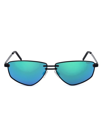 HUGO Herren-Sonnenbrille in Schwarz/ Blau