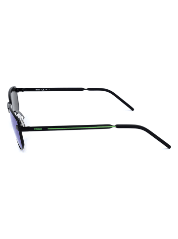 HUGO Herren-Sonnenbrille in Schwarz/ Blau
