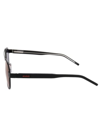 HUGO Herren-Sonnenbrille in Schwarz/ Braun