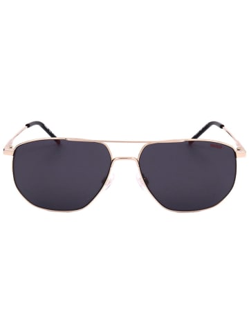 HUGO Herren-Sonnenbrille in Gold/ Dunkelblau