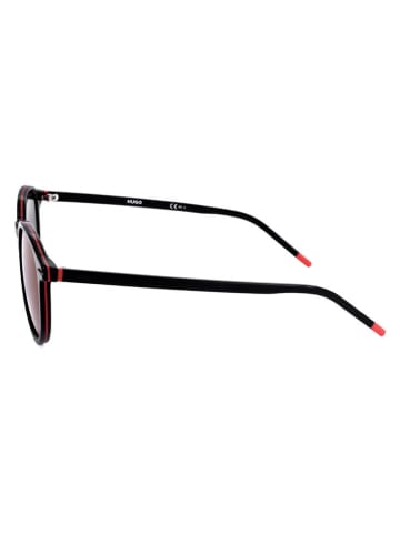 HUGO Herenzonnebril paars/zwart