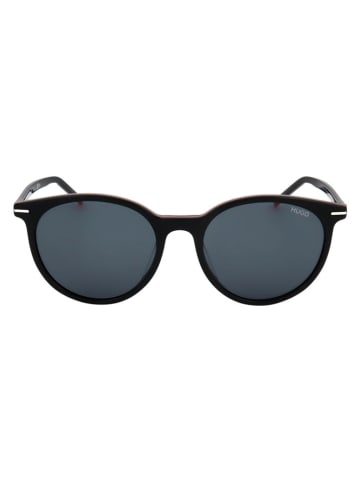 HUGO Dameszonnebril zwart/donkerblauw