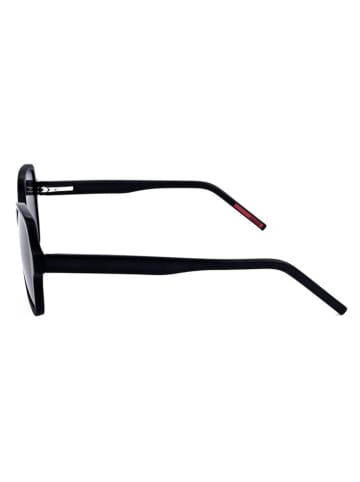 HUGO Damskie okulary przeciwsłoneczne w kolorze czarnym