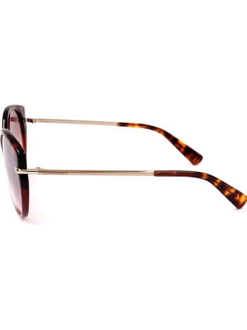 Longchamp Damskie okulary przeciwsłoneczne w kolorze złoto-brązowo-fioletowym