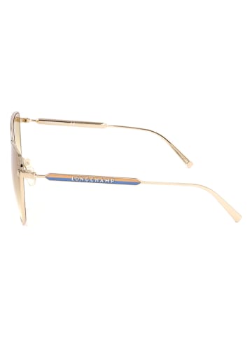 Longchamp Damskie okulary przeciwsłoneczne w kolorze złoto-żółtym