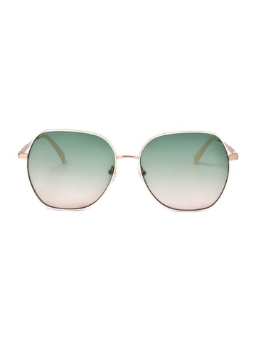 Longchamp Damen-Sonnenbrille in Gold/ Grün