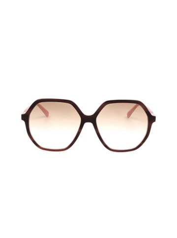 Longchamp Damskie okulary przeciwsłoneczne w kolorze czarno-jasnoróżowym