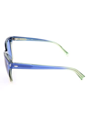 Swarovski Damskie okulary przeciwsłoneczne w kolorze niebieskim