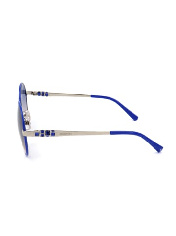 Swarovski Damen-Sonnenbrille in Blau-Silber