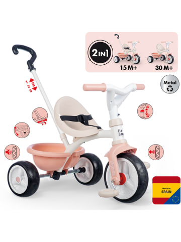 Smoby 2-in-1-scooter "Be Move Comfort" lichtroze - vanaf 15 maanden