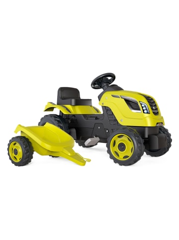 Smoby Traktor "Farmer XL" w kolorze zielonym z przyczepką - 3+