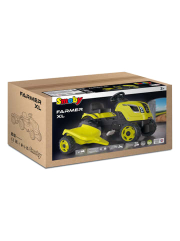 Smoby Traktor mit Anhänger "Farmer XL" in Grün - ab 3 Jahren
