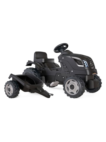 Smoby Traktor "Farmer XL" w kolorze czarnym z przyczepką - 3+