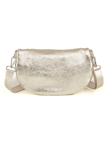 Anna Morellini Leder-Brustbeutel "Berenice" in Gold - (B)25 x (H)14 x (T)1 cm