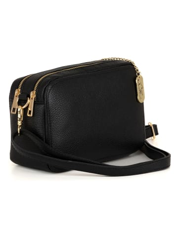 Anna Morellini Skórzana torebka w kolorze czarnym - 60 x 25 x 16 cm