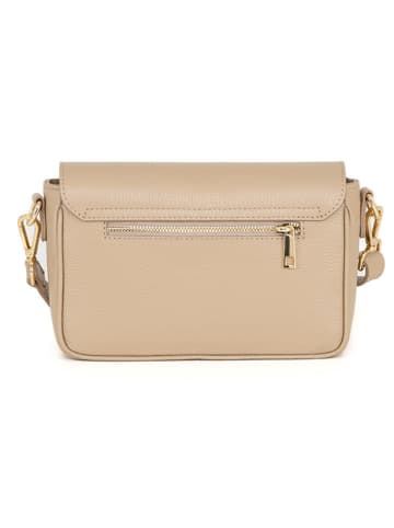 Anna Morellini Leren schoudertas "Terina" beige - (B)22 x (H)16 x (D)6,5 cm