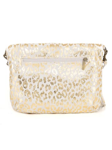 Anna Morellini Leren schoudertas "Riccarda" goudkleurig - (B)22 x (H)18 x (D)2 cm