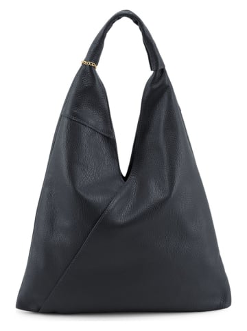 Anna Morellini Skórzana torebka "Chersilina" w kolorze czarnym - 40 x 48 x 2 cm