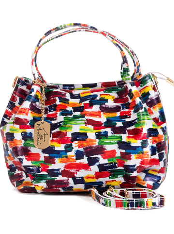 Anna Morellini Leder-Henkeltasche "Alma" in Bunt - (B)27 x (H)30 x (T)14 cm