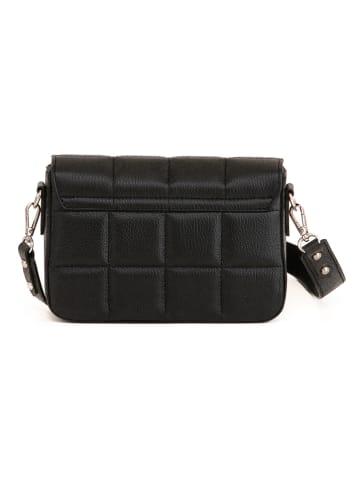 Anna Morellini Leren schoudertas zwart - (B)22 x (H)16 x (D)6 cm