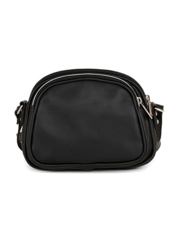 Anna Morellini Leder-Umhängetasche "Desideria" in Schwarz - (B)22 x (H)15 x (T)9 cm